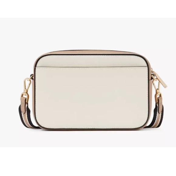 New Kate Spade Oh Snap Colorblock Mini Camera Bag Toasted Hazelnut Multi - Picture 6 of 7